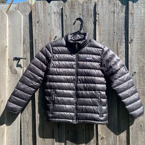 Patagonia Black Large size 12 kids puffer jacket.